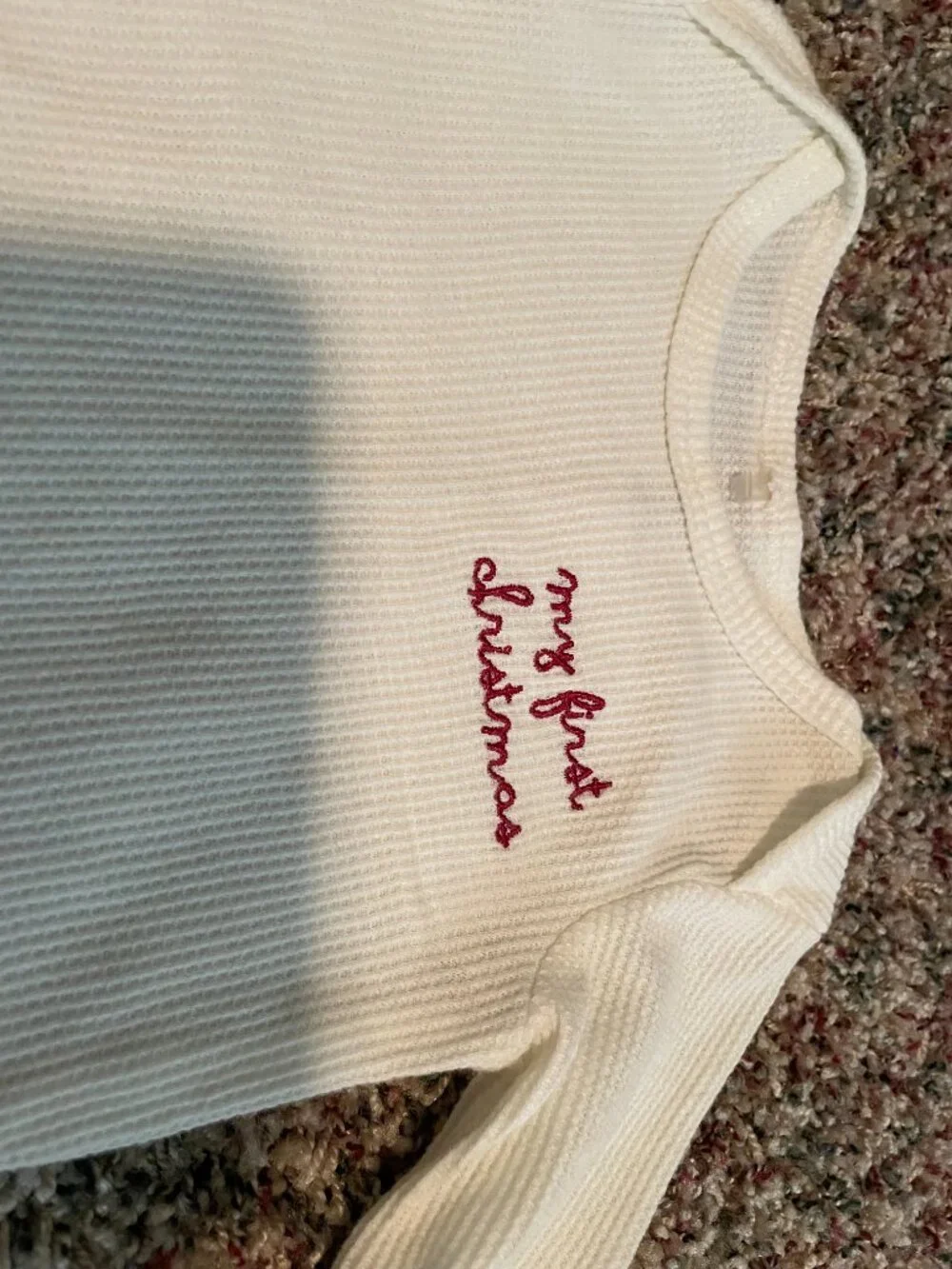 My First Christmas onesie